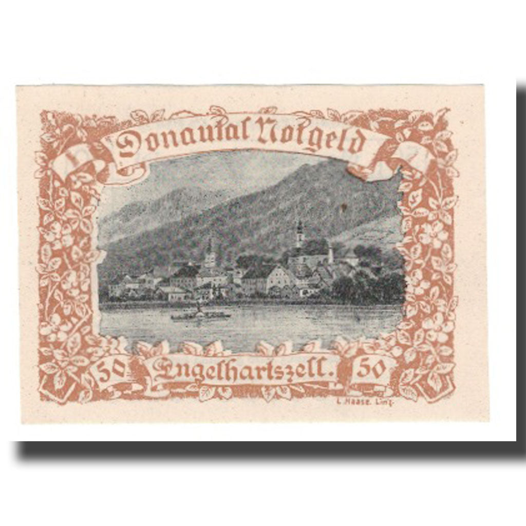 Banknote, Austria, Donautalnotgeld O.Ö. der Gemeinden, 50 Heller, Texte 2