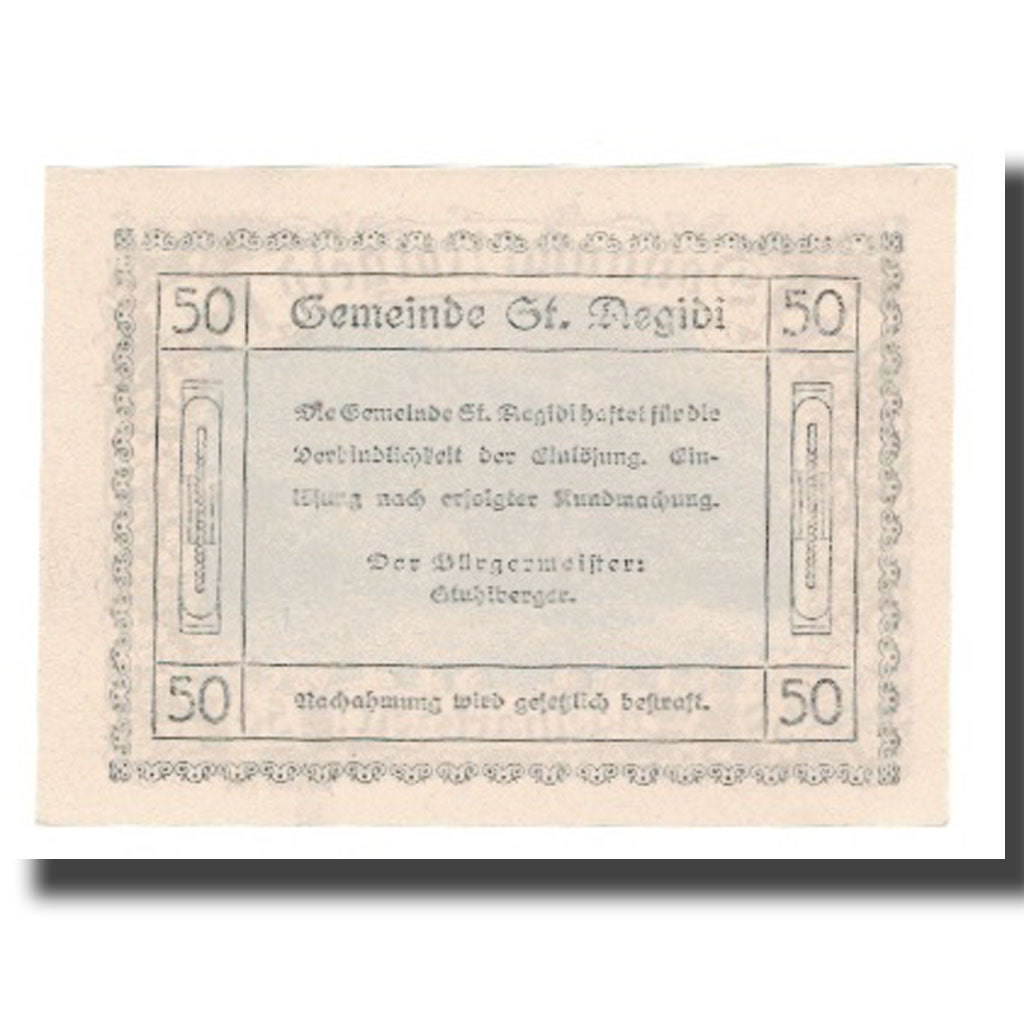 Banknote, Austria, Donautalnotgeld O.Ö. der Gemeinden, 50 Heller, Texte 2