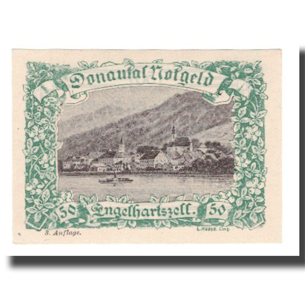 Banknote, Austria, Donautalnotgeld O.Ö. der Gemeinden, 50 Heller, Texte 3