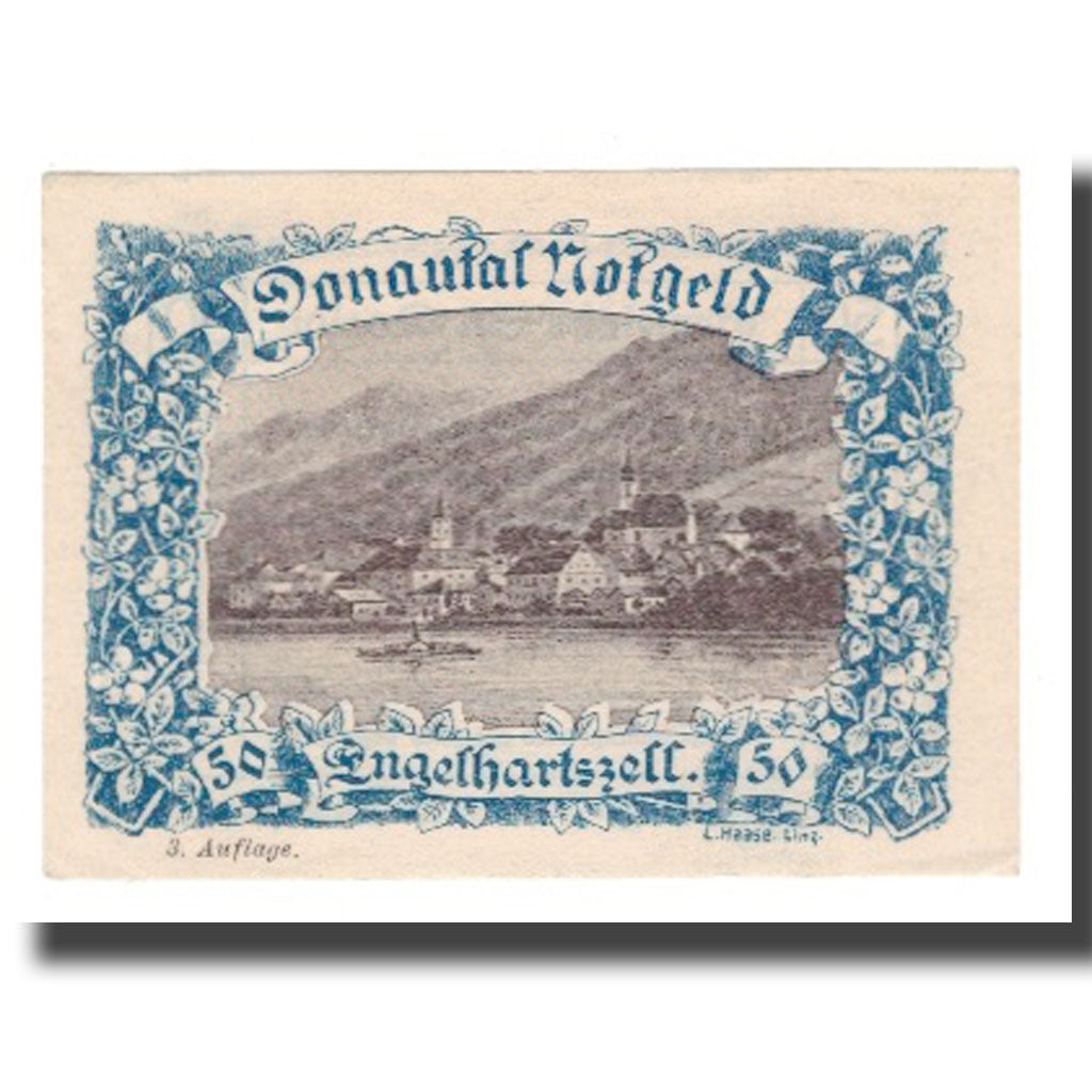 Billet, Autriche, Donautalnotgeld O.Ö. der Gemeinden, 50 Heller, Texte 8, SUP
