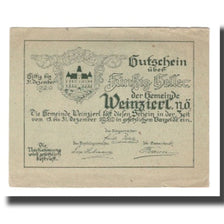 Banconote, Austria, Weinzierl bei Wieselburg N.Ö. Gemeinde, 50 Heller, paysage