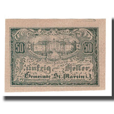 Banknote, Austria, St. Martin im Innkreis, 50 Heller, Texte, 1920, 1920-04-09
