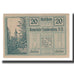 Banknote, Austria, Lambrechten O.Ö. Gemeinde, 20 Heller, Texte, 1920