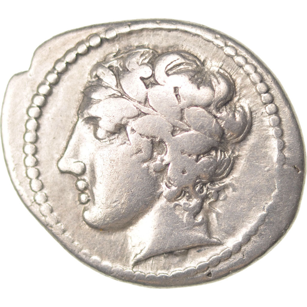 Macedonia (Kingdom of), Chalkidian League, Apollo, Tetrobol, EF(40-45), Silver,.
