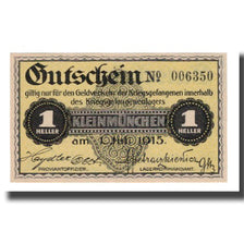 Banknote, Austria, Kleinmünchen, 1 Heller, valeur faciale, 1915, 1915-07-01