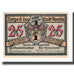 Banknote, Austria, Apolda Stadt, 25 Pfennig, personnage, 1921, 1921-08-01