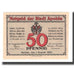 Banknote, Austria, Apolda Stadt, 50 Pfennig, machine, 1921, 1921-08-01