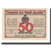 Billet, Autriche, Apolda Stadt, 50 Pfennig, Batiment, 1921, 1921-08-01, SUP