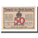 Nota, Áustria, Apolda Stadt, 50 Pfennig, place, 1921, 1921-08-01, AU(55-58)