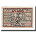 Banconote, Germania, Belgard a. Persante Stadt, 50 Pfennig, personnage, SPL-