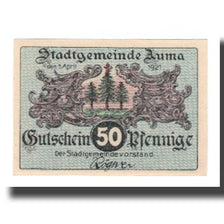 Banknote, Germany, Auma Stadt, 50 Pfennig, personnage 1, 1921, 1921-04-01