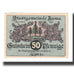 Banknote, Germany, Auma Stadt, 50 Pfennig, personnage 1, 1921, 1921-04-01