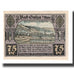 Biljet, Duitsland, Sulza Bad Stadt, 75 Pfennig, personnage, 1922, 1922-12-31