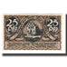 Biljet, Duitsland, Salzuflen, Bad Stadt, 25 Pfennig, personnage 1, 1921, SUP