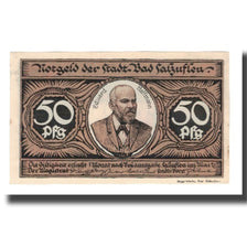 Banknote, Germany, Salzuflen, Bad Stadt, 50 Pfennig, Chat, 1921, AU(55-58)