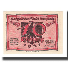 Banknote, Germany, Urastadt, 10 Pfennig, personnage 7, 1921, AU(55-58)