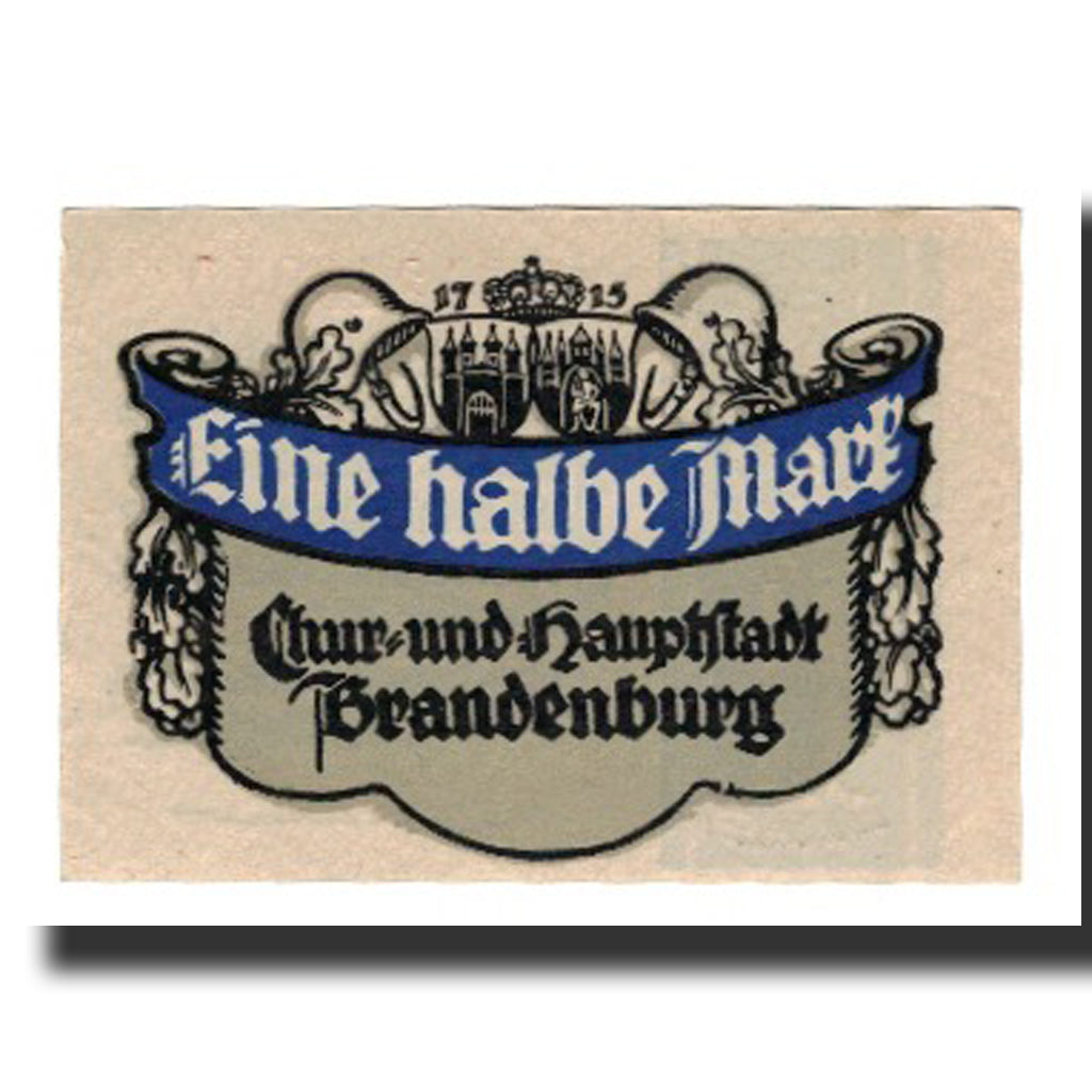 Billet, Allemagne, Brandenburg a. Havel Stadt, 1/2 Mark, valeur faciale, 1920