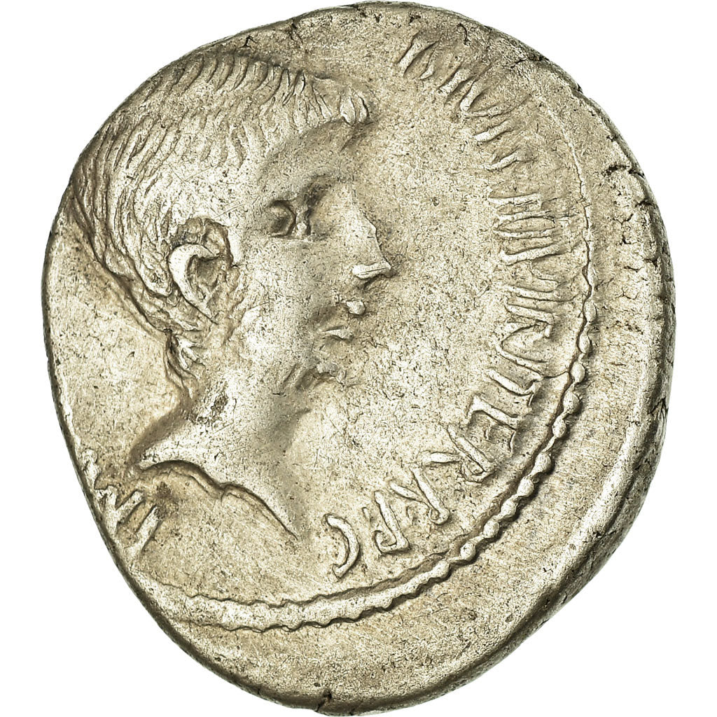 Coin, Octavian, Denarius, Rome, EF(40-45), Silver, Crawford:538/1