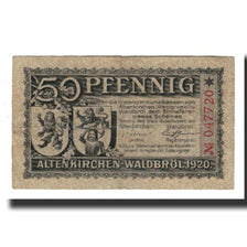 Billet, Allemagne, Altenkirchen und Waldbröl Kreise, 50 Pfennig, Batiment