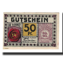 Billet, Allemagne, Auenbüll (DNS / Dänemark: Avnbol) Gemeinde, 50 Pfennig