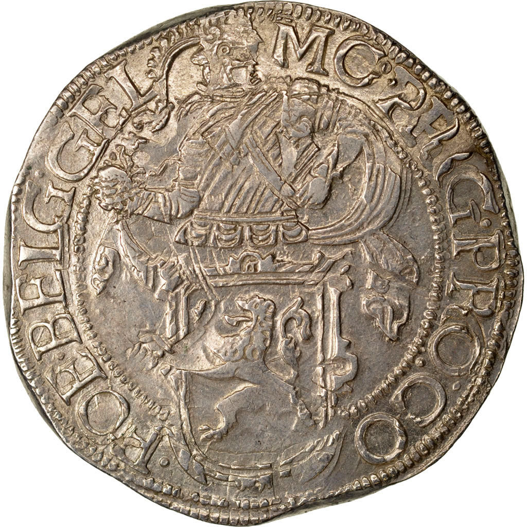 NETHERLANDS, 48 Stuivers, Lion Daalder, 1640, KM #15.2, AU(50-53), Silver, 26.86
