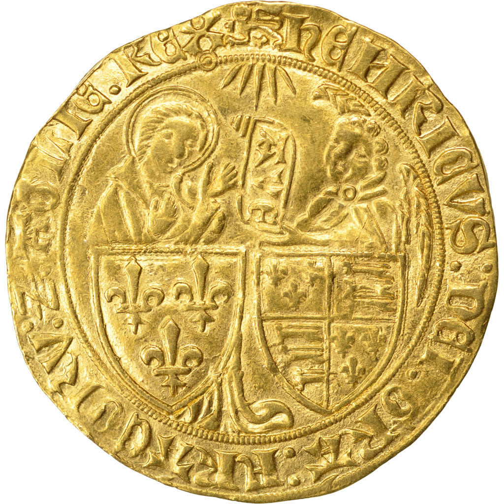 FRANCE, Salut d'or, Rouen, AU(55-58), Gold, Duplessy #443A, 3.46