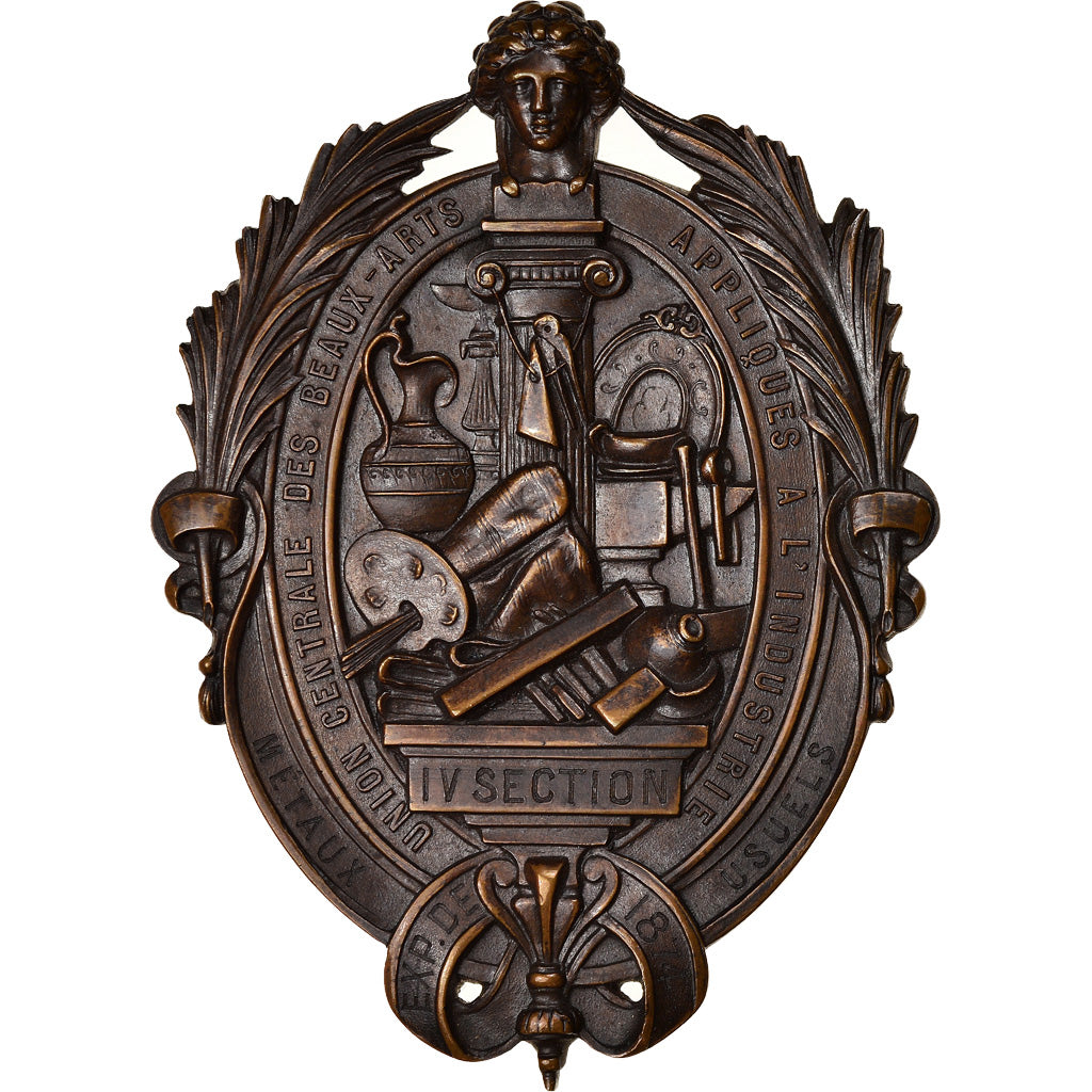 France, Medal, Exposition de Paris, Beaux-Arts, Arts & Culture, 1874, MS(64)