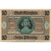 Banknote, Germany, Allenstein Stadt, 10 Pfennig, paysage, 1921, 1921-04-01