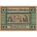 Banknote, Germany, Allenstein Stadt, 10 Pfennig, portrait, 1921, 1921-04-01