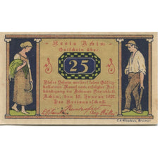 Banknote, Germany, Achim Kreis, 25 Pfennig, paysage, 1921, 1921-01-15