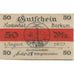 Biljet, Duitsland, Borkum Gemeinde, 50 Pfennig, Texte, 1920, 1920-08-01, SUP