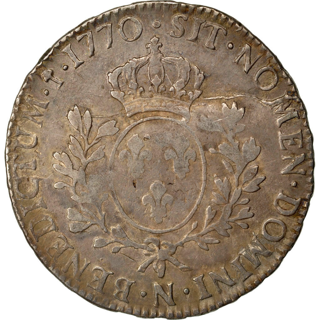 Coin, France, Louis XV, Écu au bandeau, Ecu, 1770, Montpellier, VF(20-25)