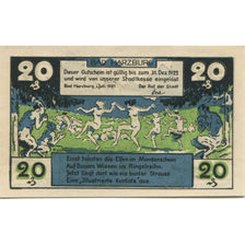 Billet, Allemagne, Harzburg, Bad Stadt, 20 Pfennig, personnage, 1922