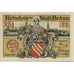 Billet, Allemagne, Beckum Stadt, 25 Pfennig, personnage, 1920, 1920-09-01, SUP