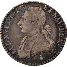Moneda, Francia, Louis XVI, 1/10 Écu, 12 Sols, 1/10 ECU, 1779, Paris, BC+