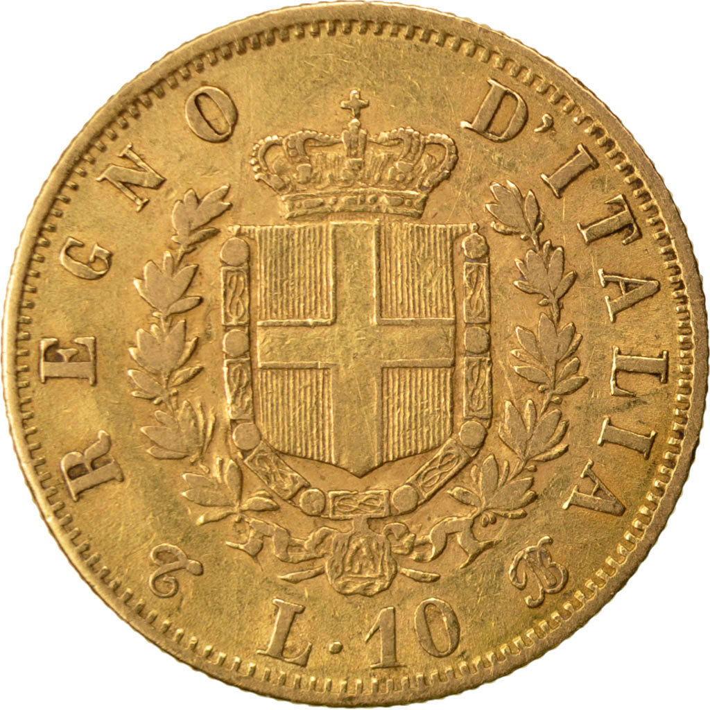 Italie, Victor Emmanuel II, 10 Lire