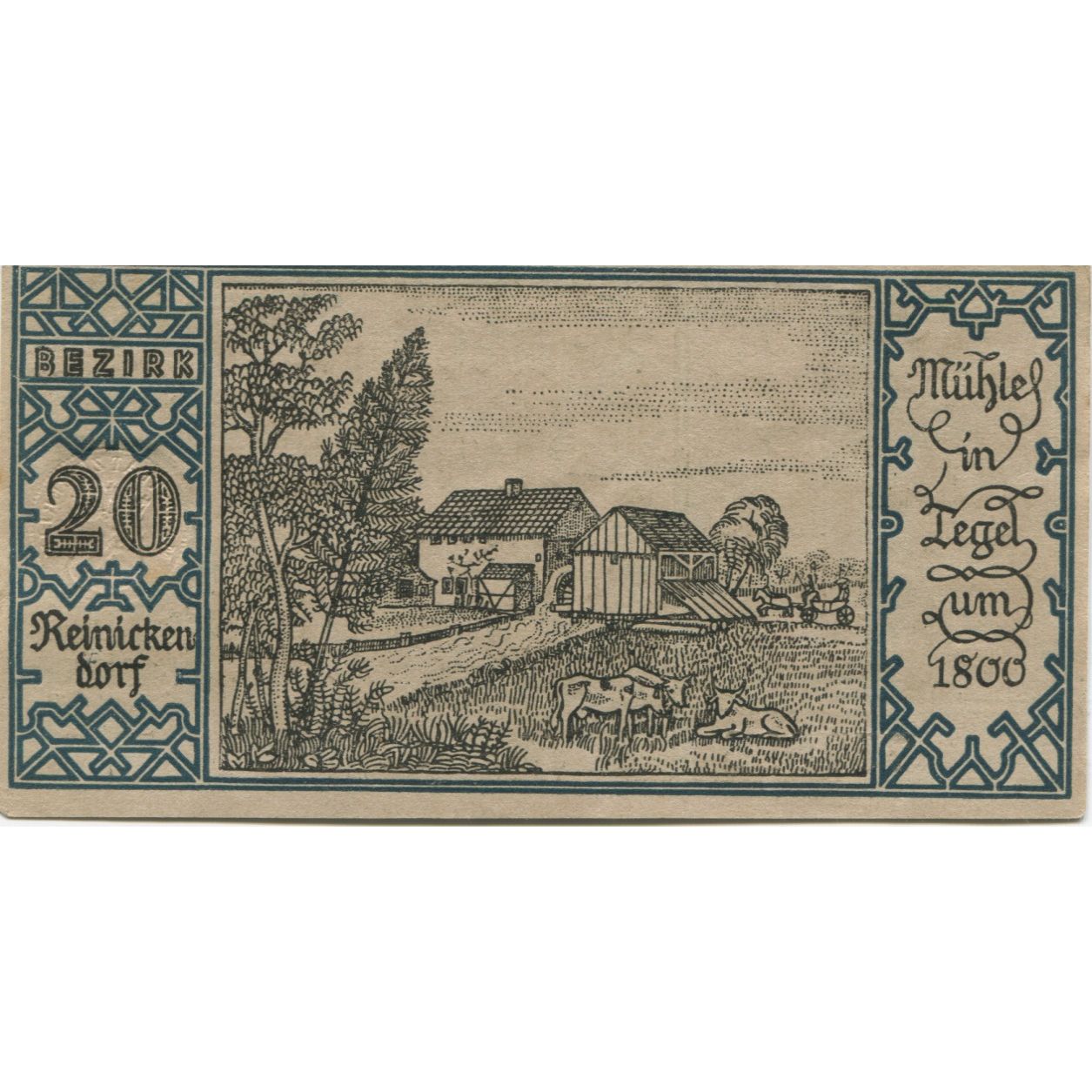 Banknote, Germany, Berlin Stadt, 50 Pfennig, ferme, 1921, 1921-09-09, AU(55-58)