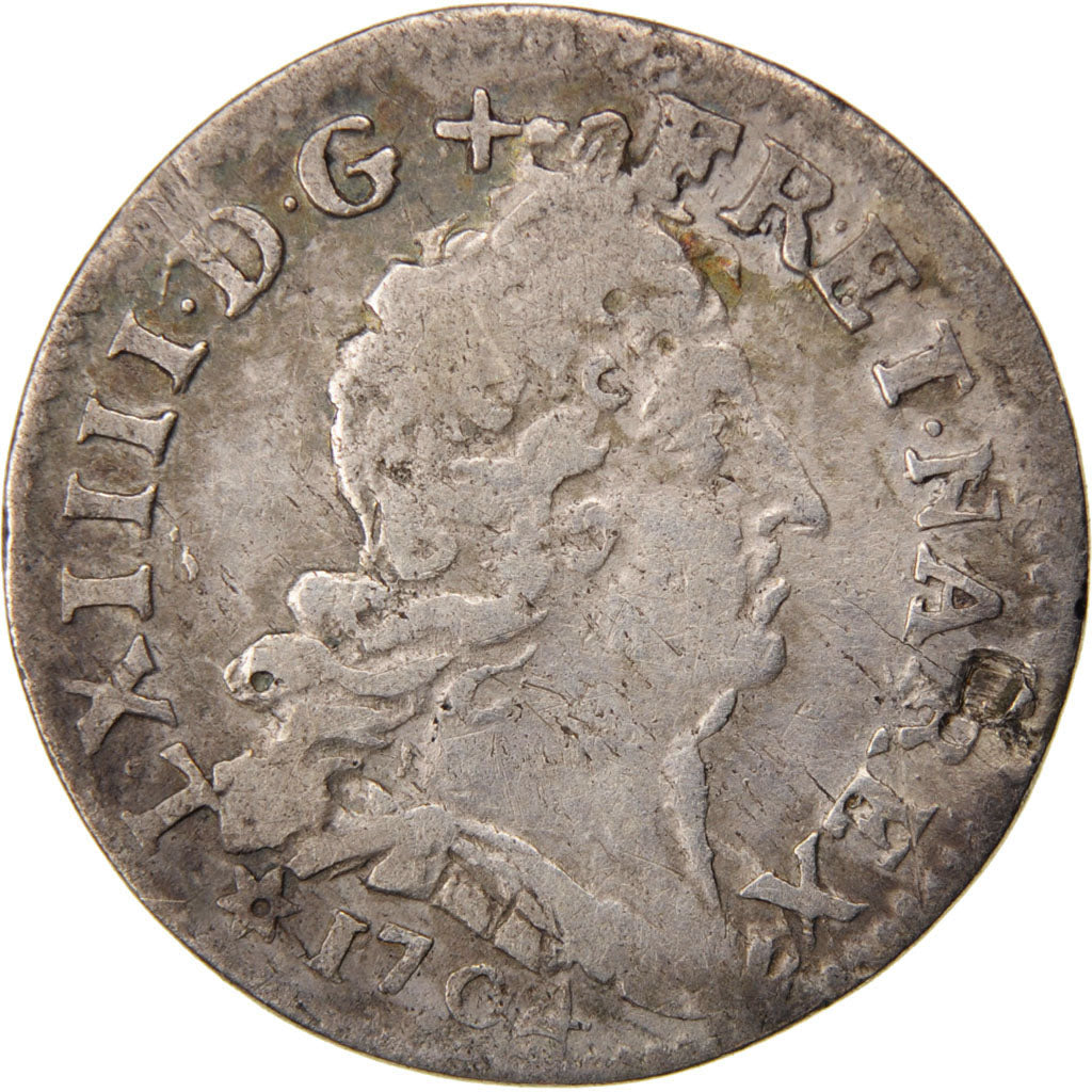 Louis XIV, 5 Sols aux Insignes
