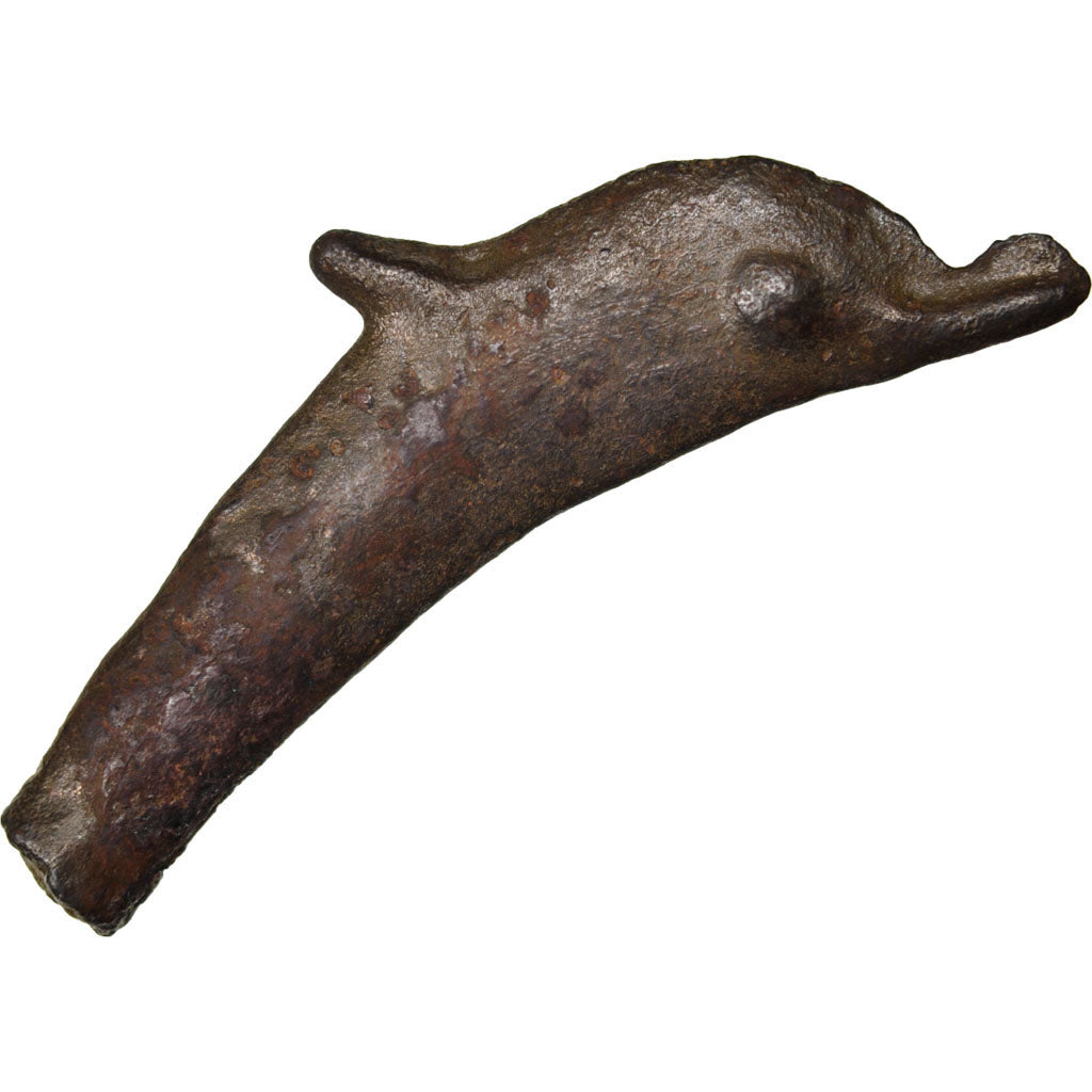 Sarmatia, Olbia, Dolphin, Olbia, VF(30-35), Bronze, 2.11