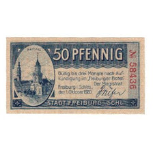 Banknote, Germany, Freiburg i. Br. Stadt, 50 Pfennig, Batiment, 1920