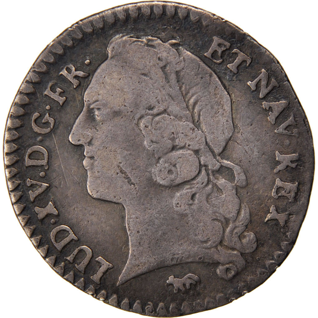 FRANCE, 1/20 Écu au bandeau (6 sols), 6 Sols, 1/20 ECU, 1744, Paris, KM #510.1, 