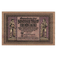 Banknote, Germany, Freiberg Stadt, 20 Mark, personnage, 1918, 1918-11-15