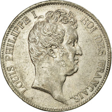Coin, France, Louis-Philippe, 5 Francs, 1831, Rouen, AU(50-53), Silver