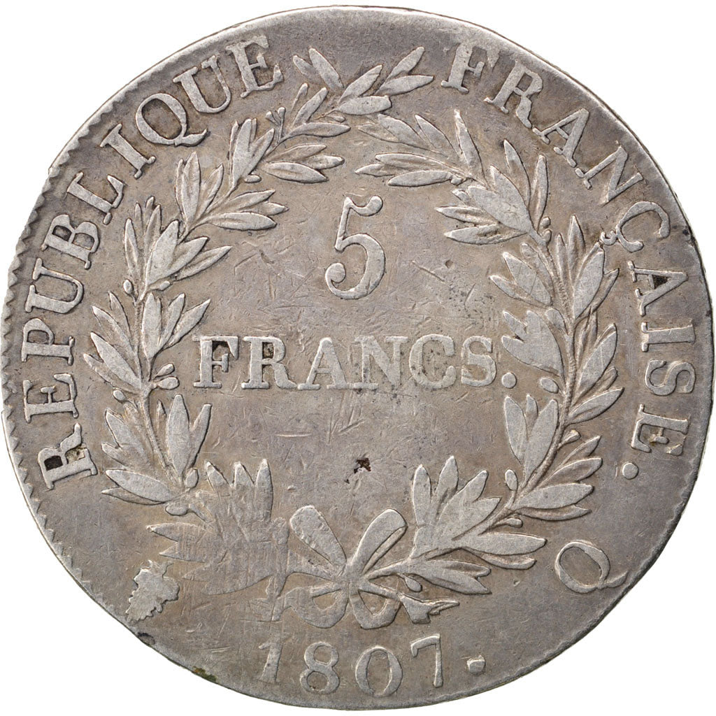 Premier Empire, 5 Francs Napoléon Empereur