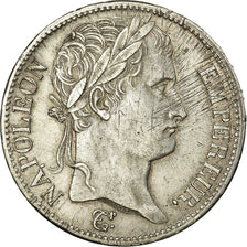 France, Napoleon I, 5 Francs, 1811, Lille, Silver, AU(55-58), Gadoury:584