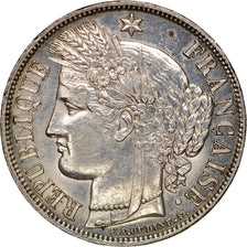 Coin, France, Cérès, 5 Francs, 1851, Paris, AU(50-53), Silver, Gadoury:719