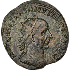 Monnaie, Trajan Dèce, Double Sestertius, Roma, TTB, Bronze, Cohen:39