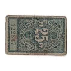 Banknote, Germany, München-Gladbach und Rheydt, Städt, 25 Pfennig, valeur