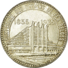 Coin, Belgium, 50 Francs, 50 Frank, 1935, MS(63), Silver