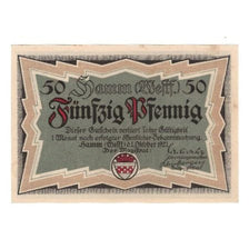 Geldschein, Deutschland, Hamm Stadt, 50 Pfennig, personnage 3, 1921, 1921-10-01